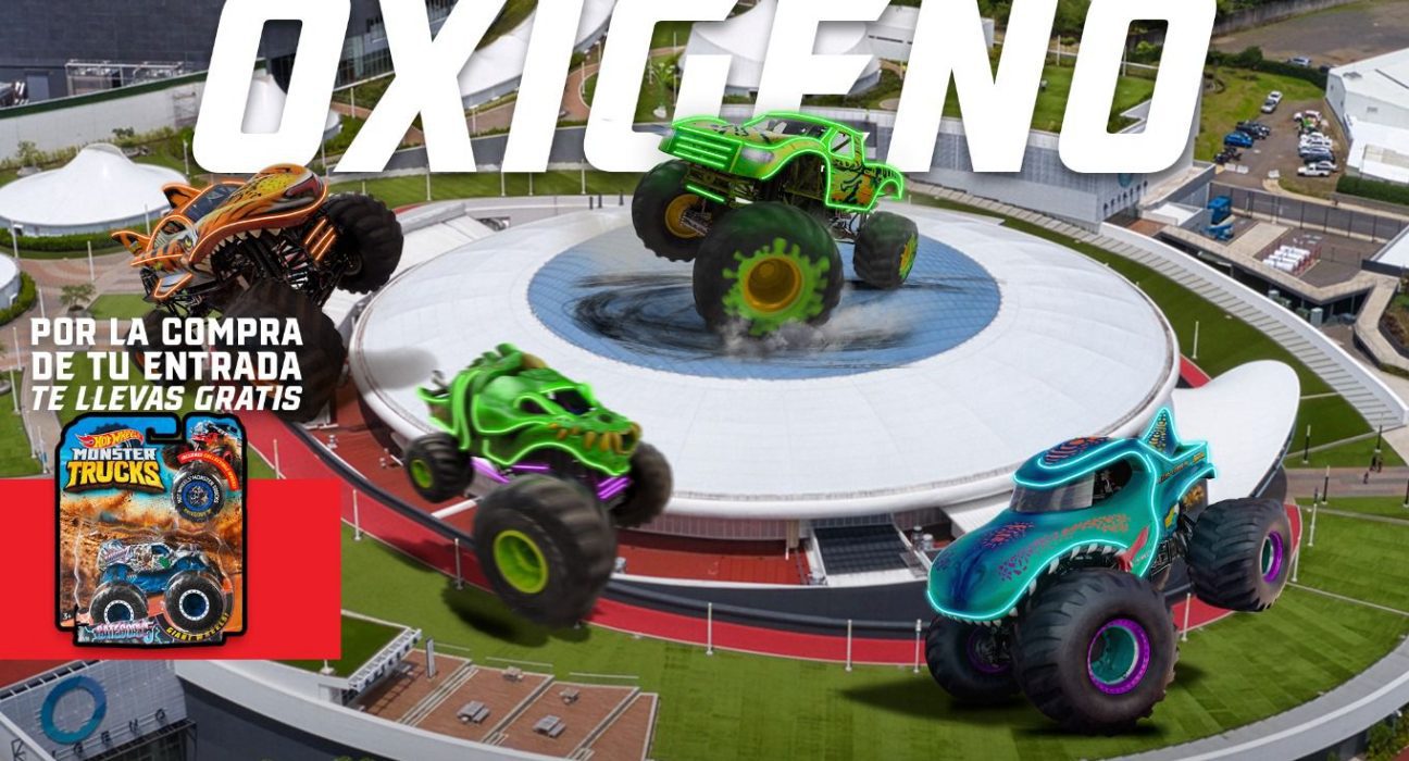 Hot Wheels Monster Trucks Live activa la venta de entradas con promoción especial en Oxígeno